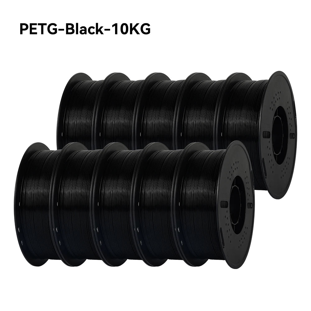 10KG 1.75mm PETG Filament Tangle-Free, High Quality 3D Printing Eco-friendly Plastic Consumables 22LBS, Vacuum Packaging 3D Printing