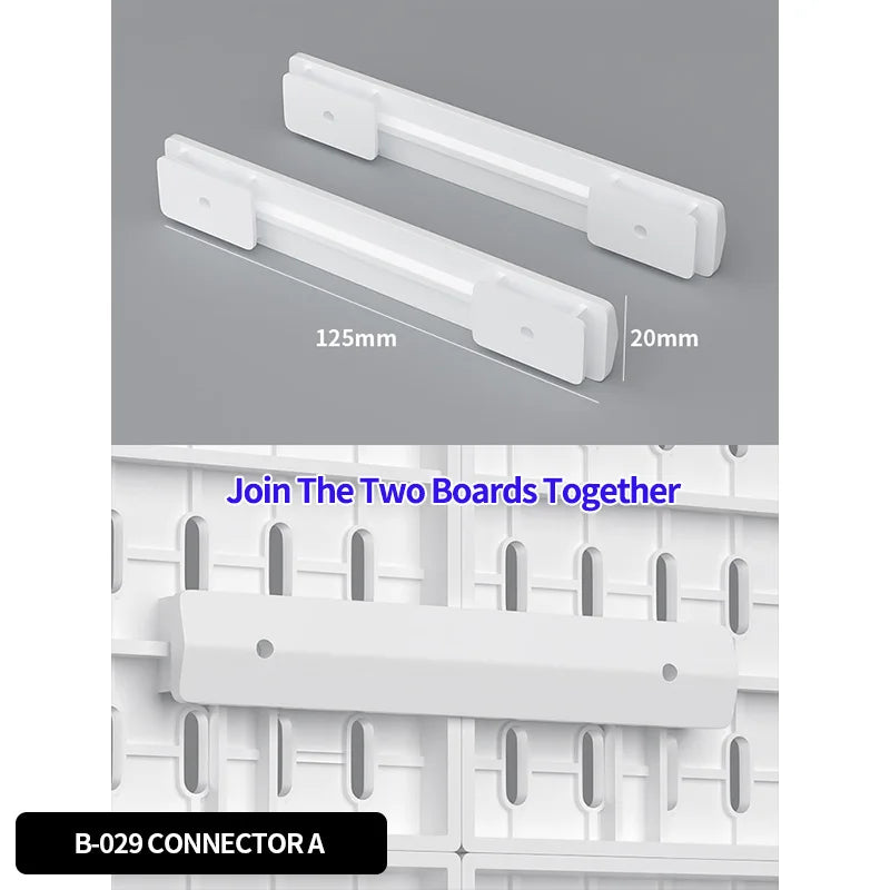 The Ultimate Modular Desk System | Plastic Pegboard Organizer Lets You Combine Hooks, Bins, Shelves & Baskets Freely