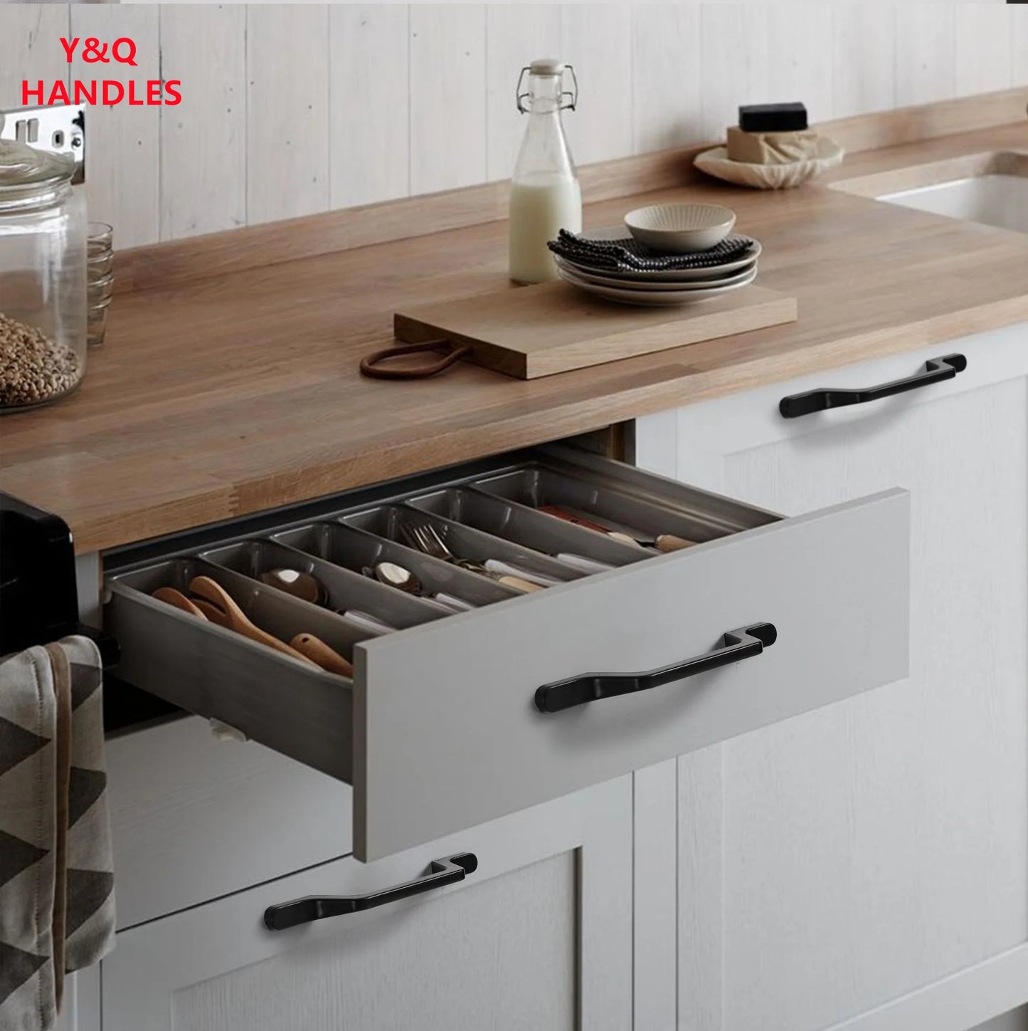 Handles Drawer Cabinet Furniture Kitchen Handles for Cabinet Knob Door Drawer Furniture Kitchen Knob Golden Simplicity Hardware