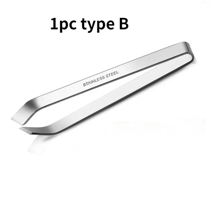 Tweezers for Fish Stainless Steel Tongs For Removing Bones From Fish Pincer Clip Puller Plucking Clamp Kitchen Tools Accessories