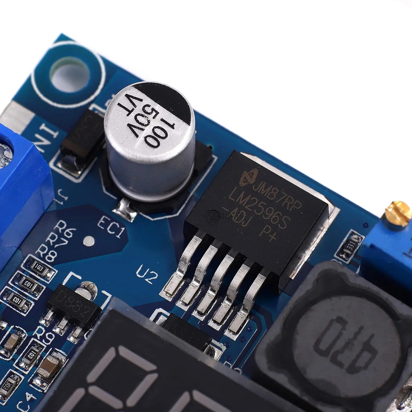 LM2596 DC DC Step Down Converter LED Display Voltage Regulator Volt meter 4.0~40 to 1.3-37V Buck Adapter Adjustable Power Supply