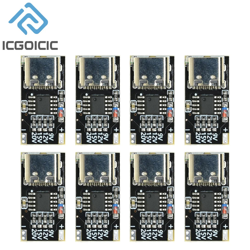 1-20PCS PD/QC/AFC Type-C Decoy Board USB Boost Module PPS/QC4 FCP AFC Type-C Trigger Polling Detector Power Fast Charging