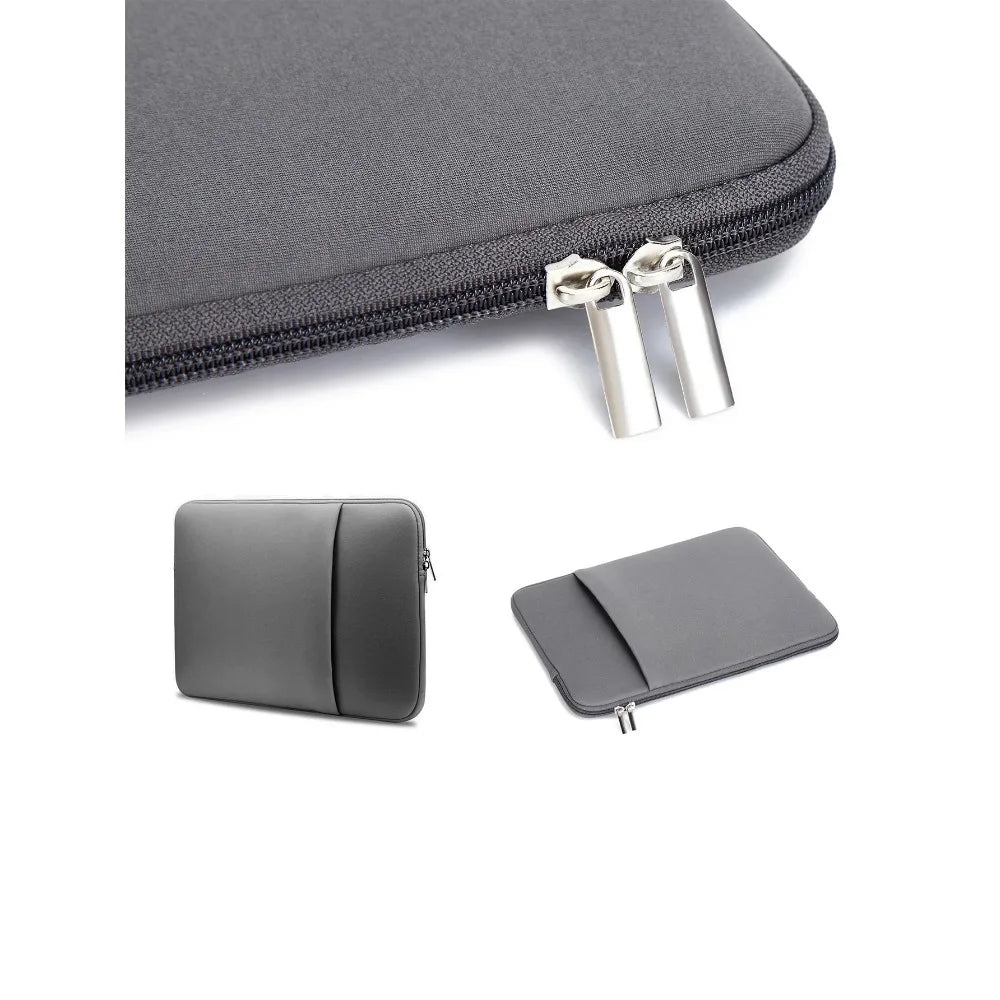 Multifunctional Laptop Inner Bag for 11-17 Inch Computer Protective Cover with Front Pocket for Power Cord