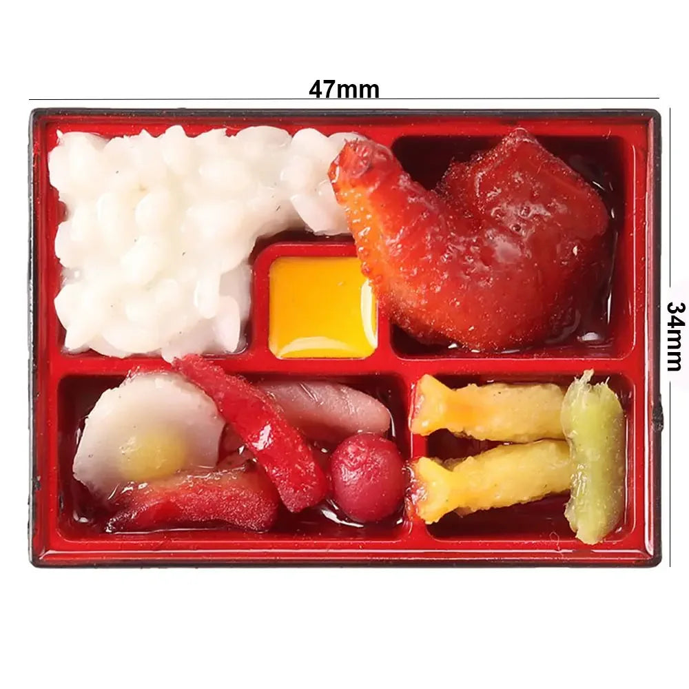 Gift Scene Model Playing House Kitchen Dollhouse Bento Miniature Snack Drink Doll Accessories Simulation Food Toy