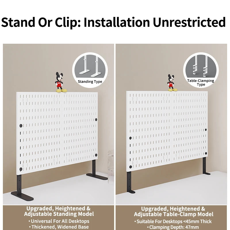 The Ultimate Modular Desk System | Plastic Pegboard Organizer Lets You Combine Hooks, Bins, Shelves & Baskets Freely