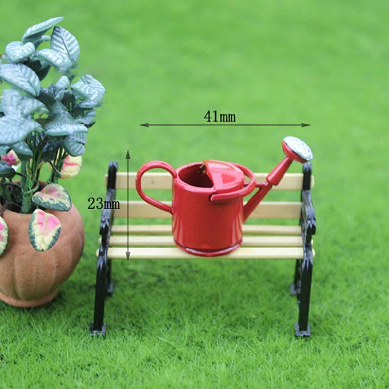 Cute 1/12 Dollhouse Miniature Water Bucket 1:12 Fairy Home Kitchen Pretnd Play Game Accessories 14.8x22.6mm 3.5x3x2.5cm