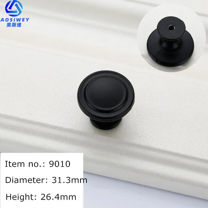 Black Handles for Furniture Cabinet Knobs and Handles Kitchen Handles Drawer Knobs Cabinet Pulls Cupboard Handles Knobs