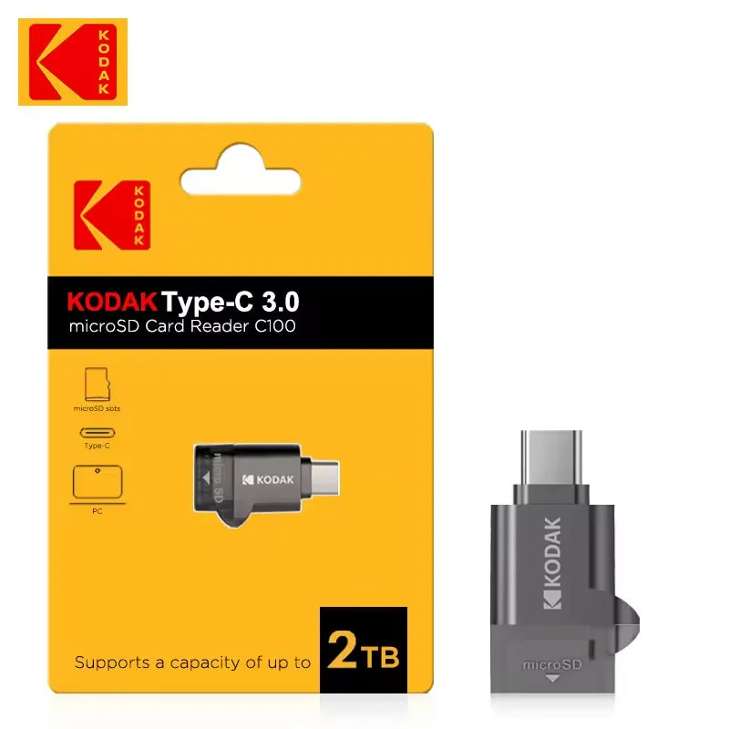 Kodak Micro SD Card 256GB 128GB 64GB 32GB Class10 U3 V30 High Speed Memory Card for Phone Tablet Camera