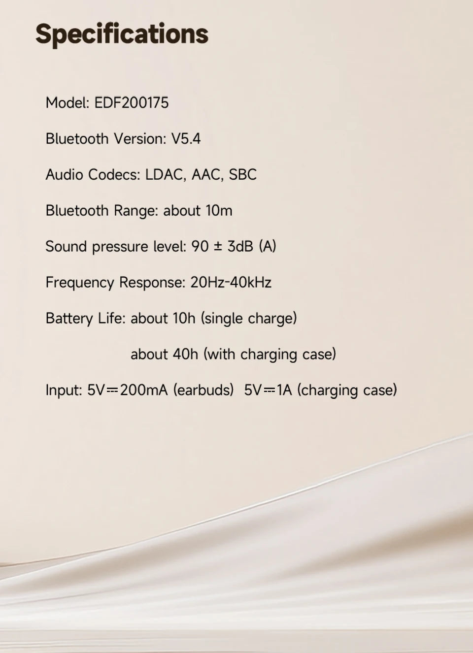 Edifier A6 Open Ear Bluetooth Earphones Ear Hook Headphones Hi-Res Wireless Audio IP55 Waterproof 40hrs Playtime LDAC Codec