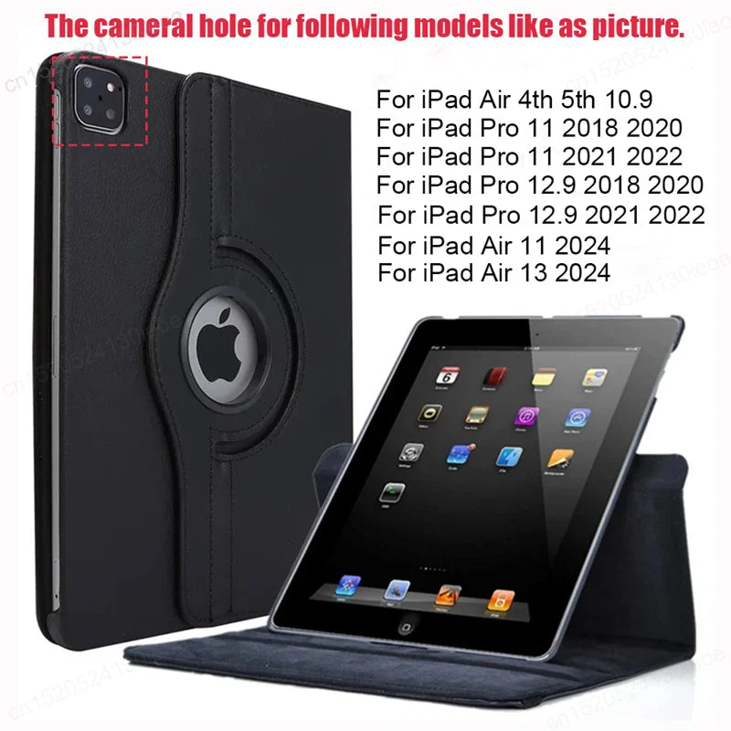 For iPad 9.7 5th 6th Case iPad Air 11 2 3 4 5 10.9 Stand Cover for iPad 10.2 7th 8th 9th 10th 11th 12th Generation Pro 11 Case