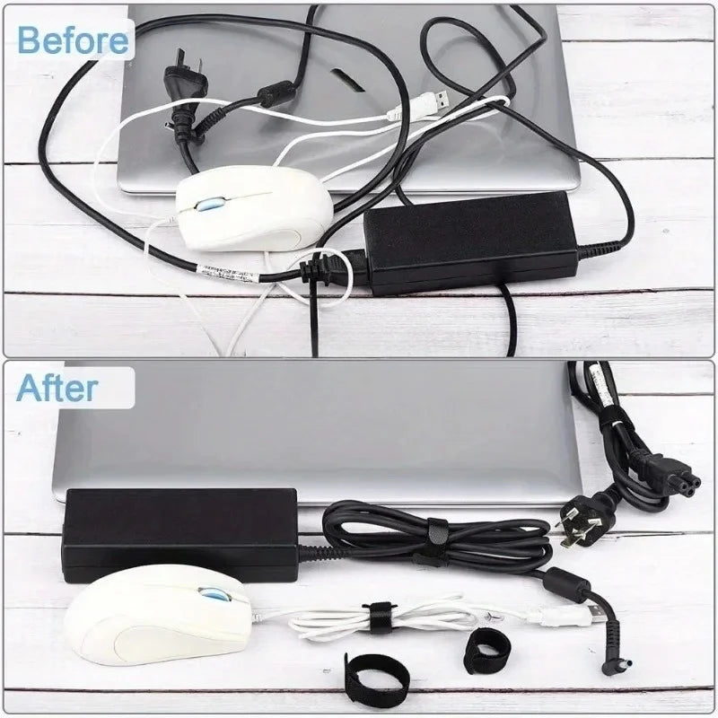 50PCS Cable Organizer Cable Management Cable Winder Tape Protector for Wire Ties Phone Accessories Organizador Cables Orginazer
