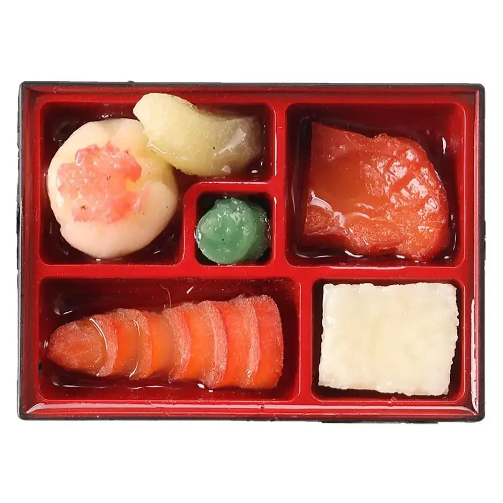 Gift Scene Model Playing House Kitchen Dollhouse Bento Miniature Snack Drink Doll Accessories Simulation Food Toy