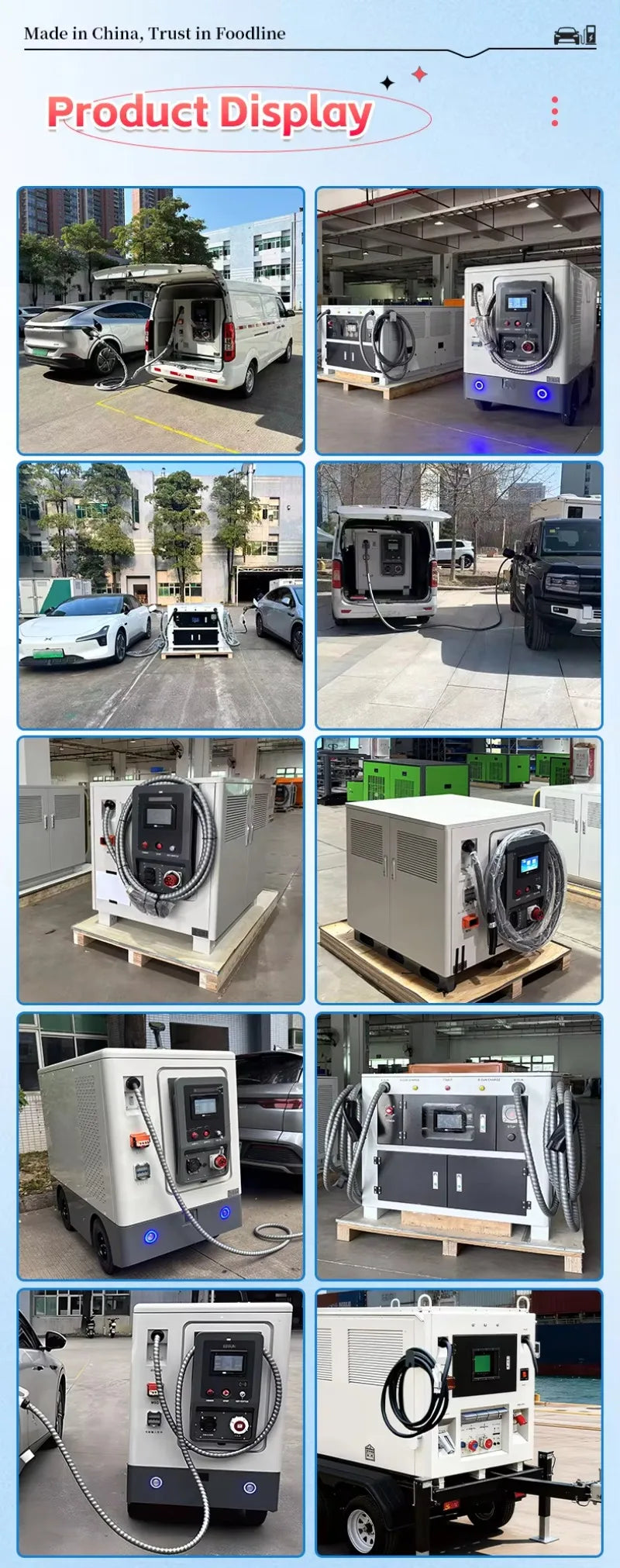 Mobile Battery Charging Station Mobile Charging Station,suitable for New Energy Vehicles,rescue Equipment,outdoor Work Equipment