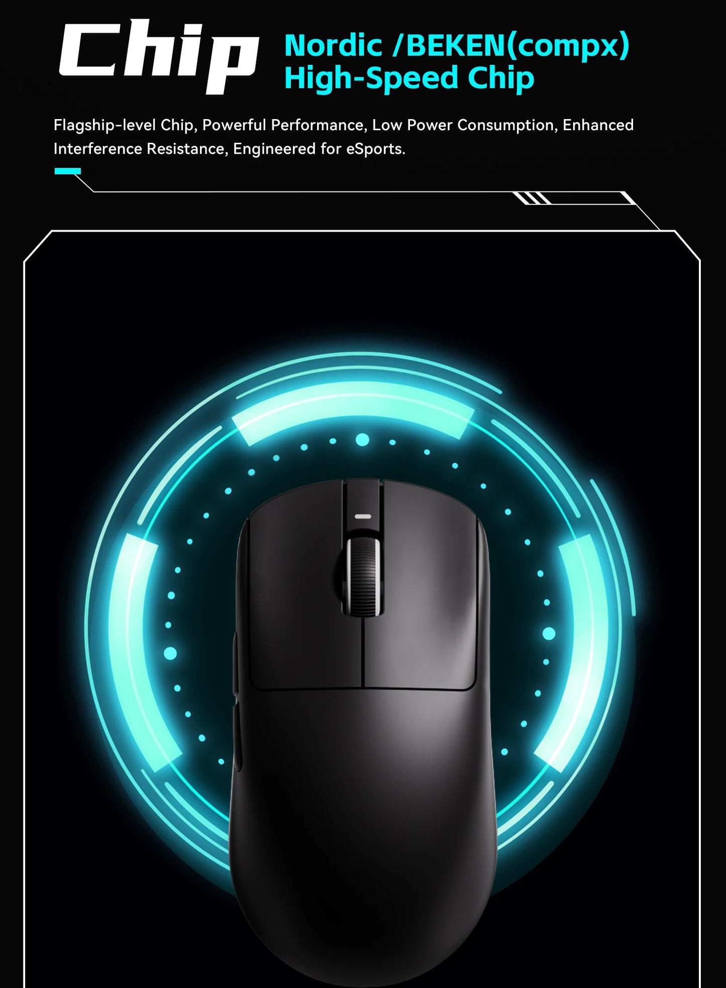 ATK VXE Dragonfly R1 Mouse of The Game E-Sports Long Battery Life Paw3395 Lightweight Ergonomic Three-Mode Bluetooth Mouse