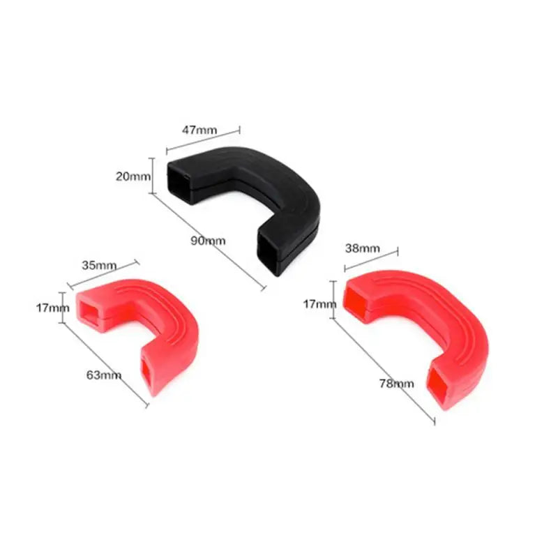 Silicone Anti-Scald Pot Handle Protectors Non-Slip Pot Clip Sleeves Heat Resistant Oven Gloves Kitchen Cookware Holders