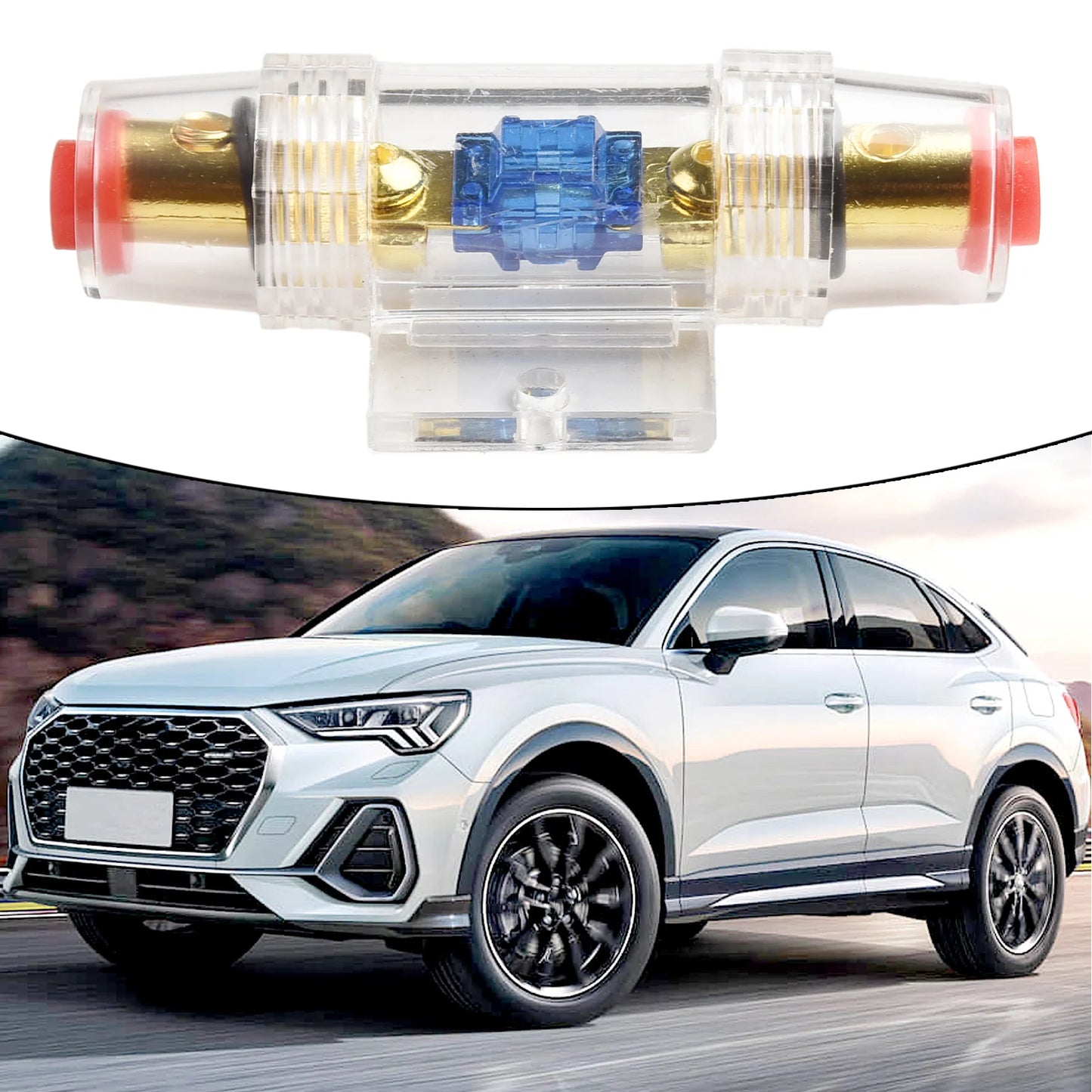 Car Audio Fuse Car Fuse Holder Anti-corrosion Wear-resistant Easy To Use Non-deformation For Cost-effectiveness