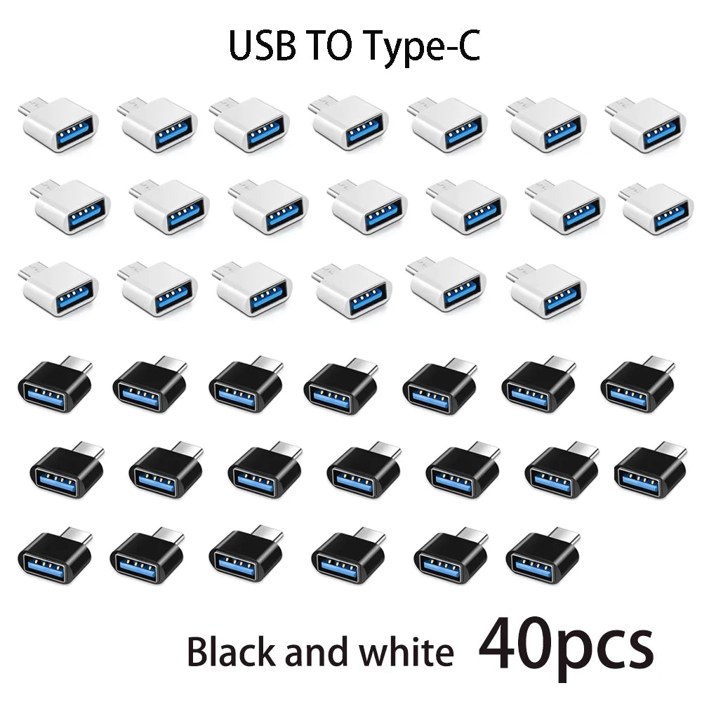 Mini Type-C  to USB Adapter 3.0 USB-C  Male OTG A Female Data Connector For MacBook ProiPadMini 6/ProMacBookAirType CDevice