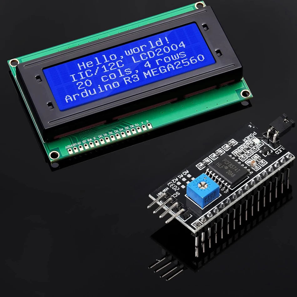 LCD2004 2004 LCD Module Blue/Green/White Screen 20X4 Character LCD Display IIC I2C Serial Interface Adapter Module for Arduino