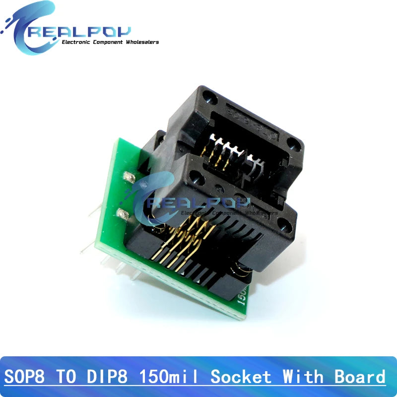 CH341A Programmer Adapter + SOIC8 Adapter+ SOP8 Clip With Cable+1.8V Adapter CH341A EEPROM Flash BIOS USB Programmer ZIF Adapter