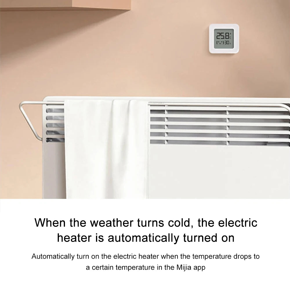Xiaomi MIJIA Smart Hygrometer Thermometer 2 Bluetooth Wireless Electric Digital Hygrometer Thermograph With Mijia APP Smart Home