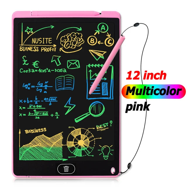 12 Inch Digital Drawing Tablet with LCD Screen Electronic Handwriting Pad for Learning And Creativity Writing Board