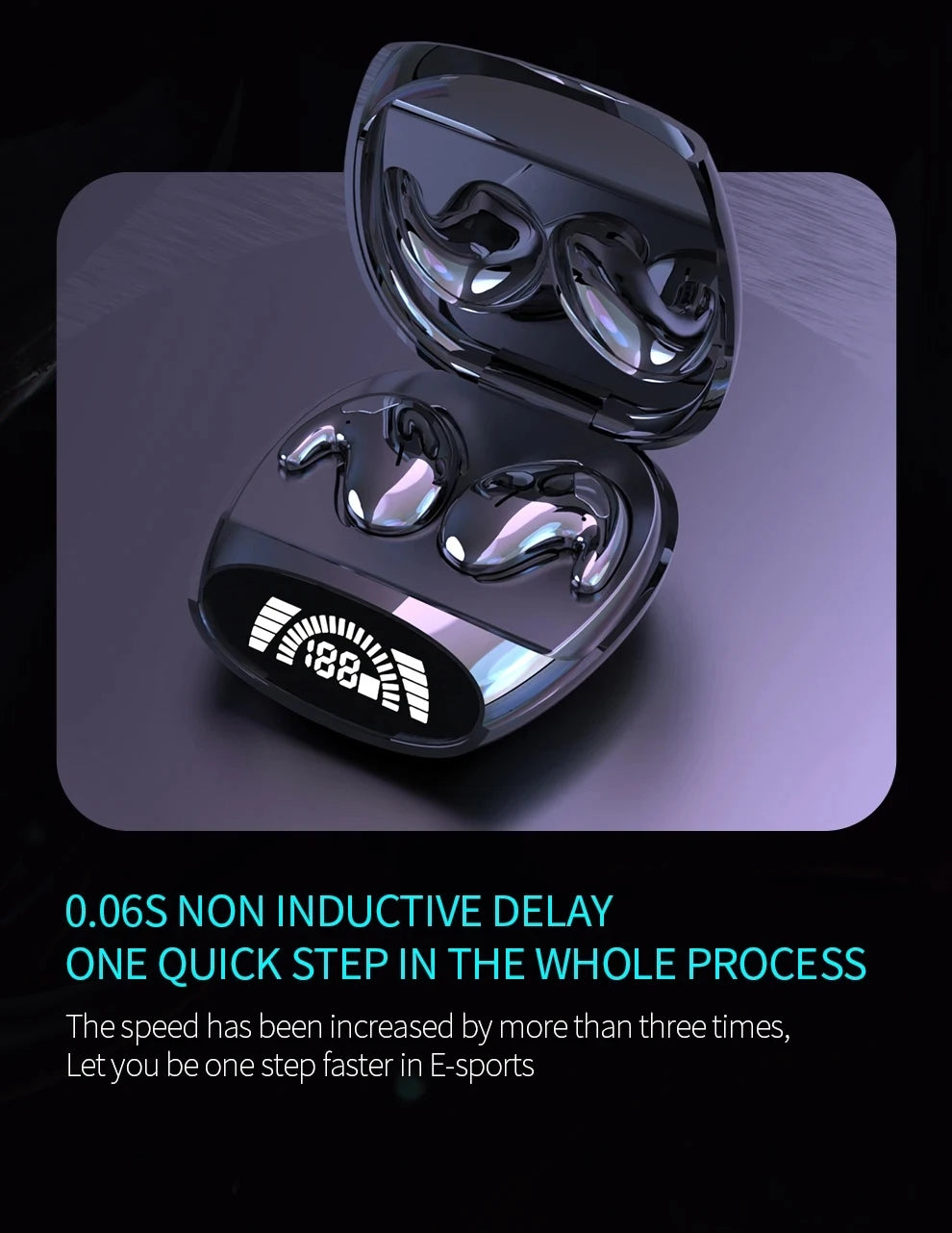 Mini Sleep Invisible Earbuds Tiny Hidden Headphones Bluetooth 5.3 Earphone Noise Cancelling Sports Stereo TWS Wireless Headsets