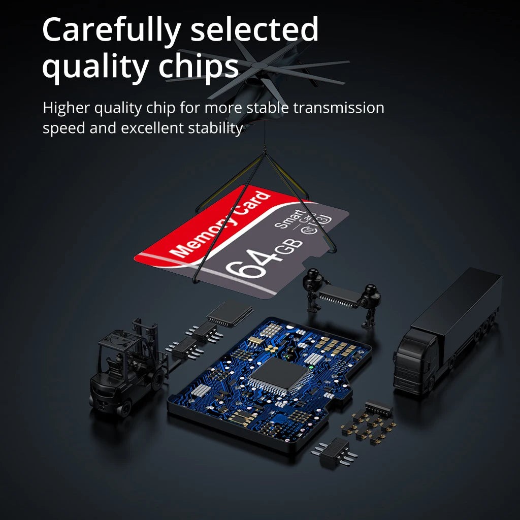 High-speed Memory card 1GB 2GB 4GB 8GB 16GB 32GB 64GB 128GB Mini TF card is used to monitor the drone tachograph