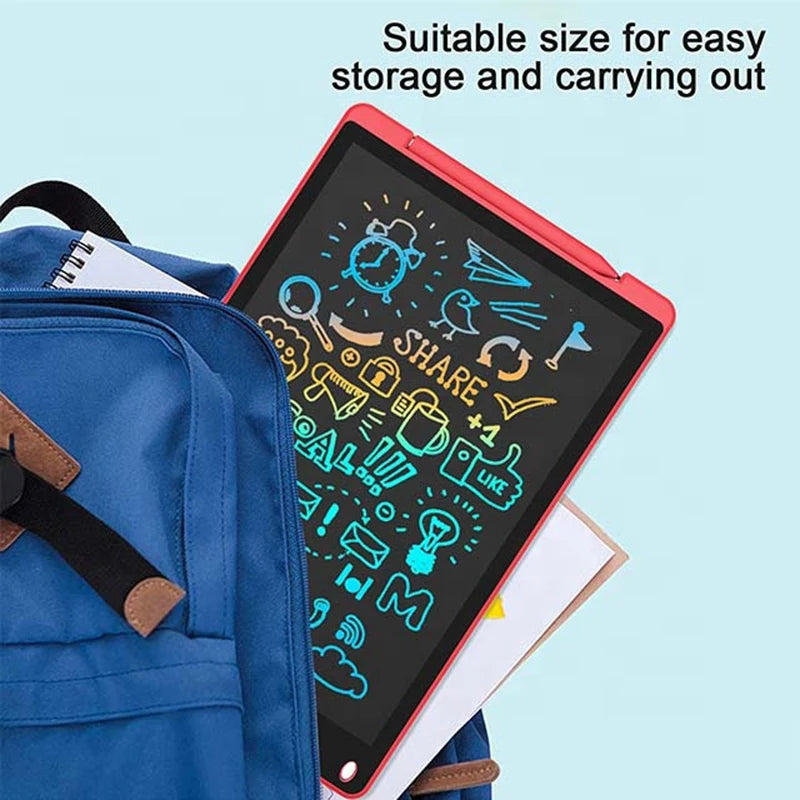12 Inch Digital Drawing Tablet with LCD Screen Electronic Handwriting Pad for Learning And Creativity Writing Board