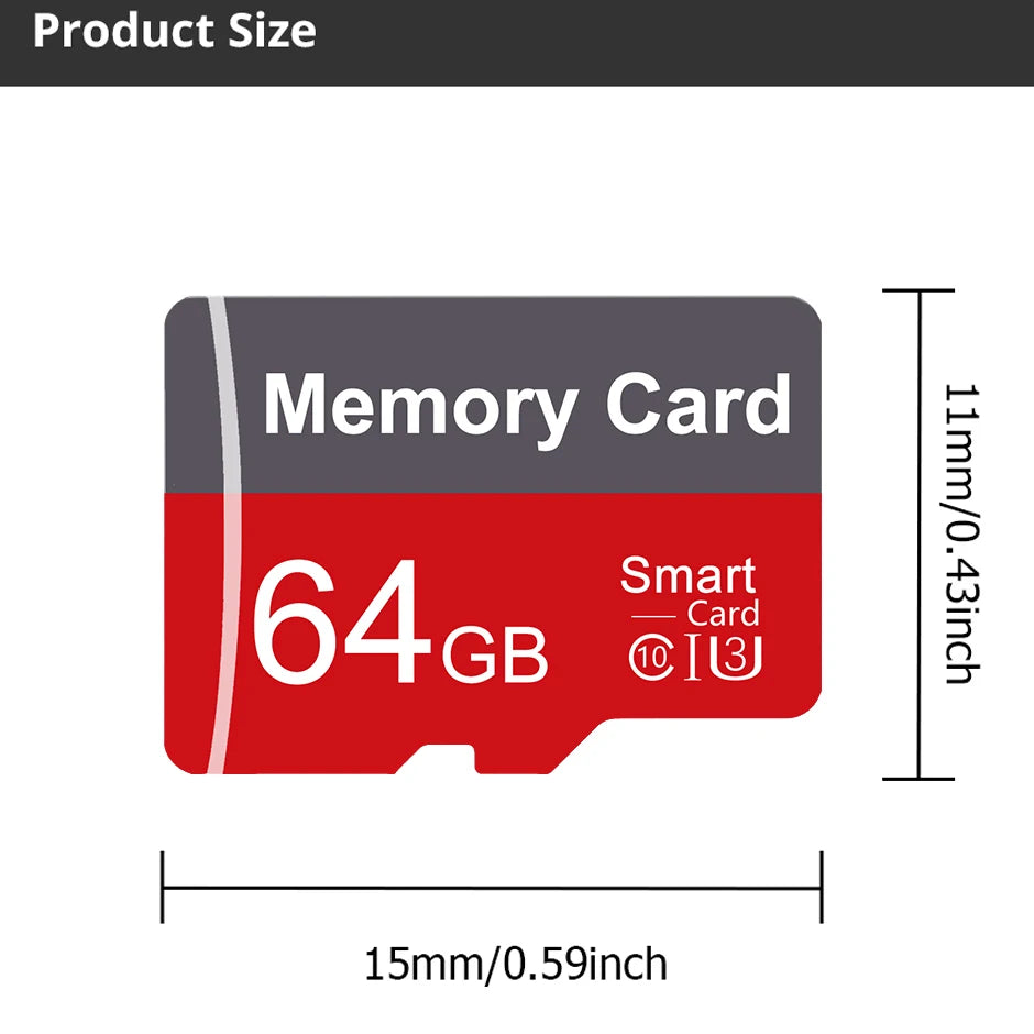 High Speed Mini SD Memory Card 128GB Class 10 Micro TF Flash USB Pen Drive Card 1GB 2GB 4GB 8GB 16GB 32GB 64GB for Smartphone