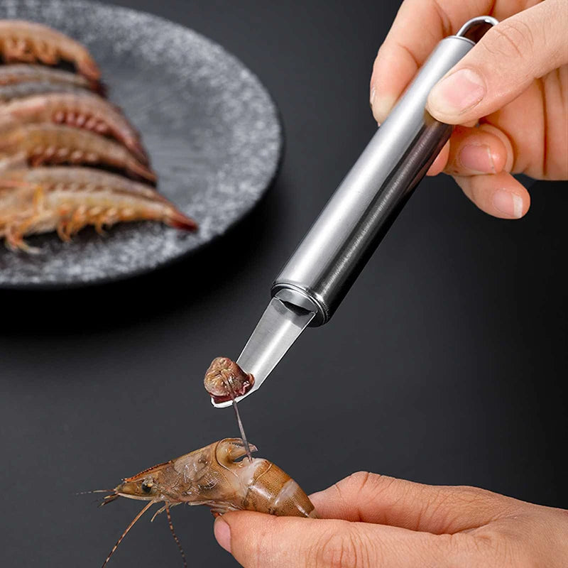 Stainless Steel Shrimp Lines Cutter Toadfish Fish Shrimp Peeler Tool Compact Lightweight Crab Tools & Shrimp Peeler Kitchen tool