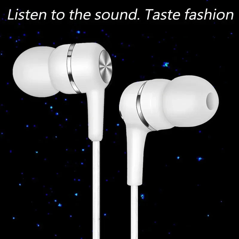 1/2/3/4pcs Universal 3.5mm Wired Headphones Sport Earbuds with Bass Phone Earphones Stereo Headset with Mic volume control