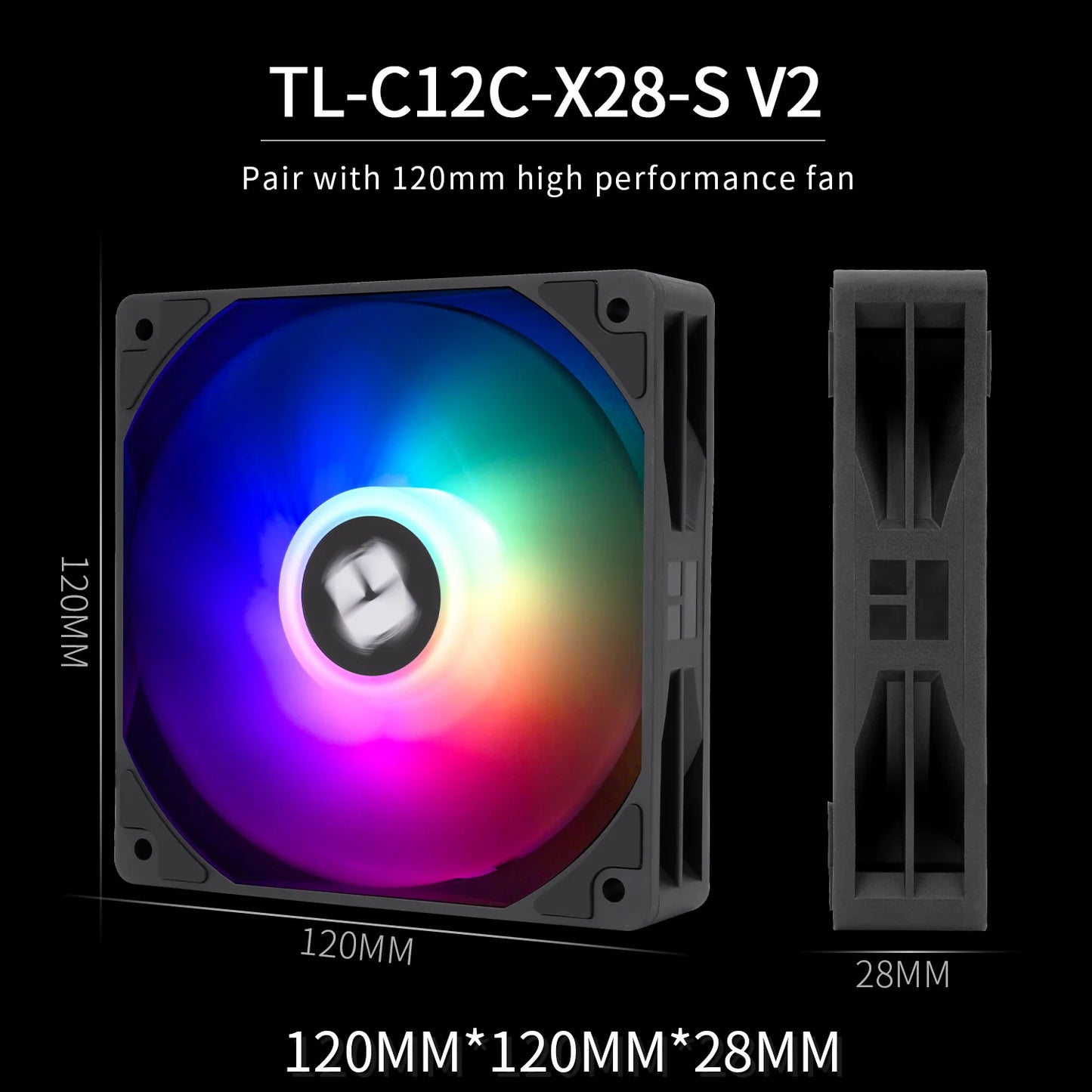 Thermalright Peerless Assassin 120 ARGB Digital Black CPU Air Cooler Supports LGA1851/1700/115X/1200/ AMD AM4/AM5