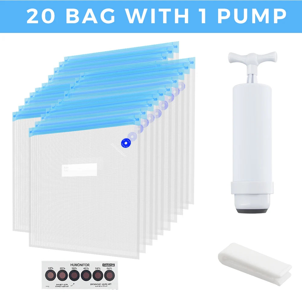 3D Printer Filament Storage Bag PLA Filament Vacuum Bag Dryer Safekeep Humidity Resistant Sealing Bags Keep Filament Dry Sealed