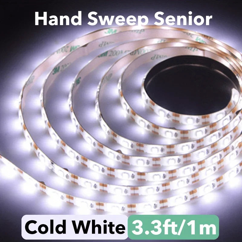 LED Strip Light with Touch Switch USB 2835SMD LED Light Stylish Tape Ribbon Flexible Decorative Lighting Bedroom Decorations