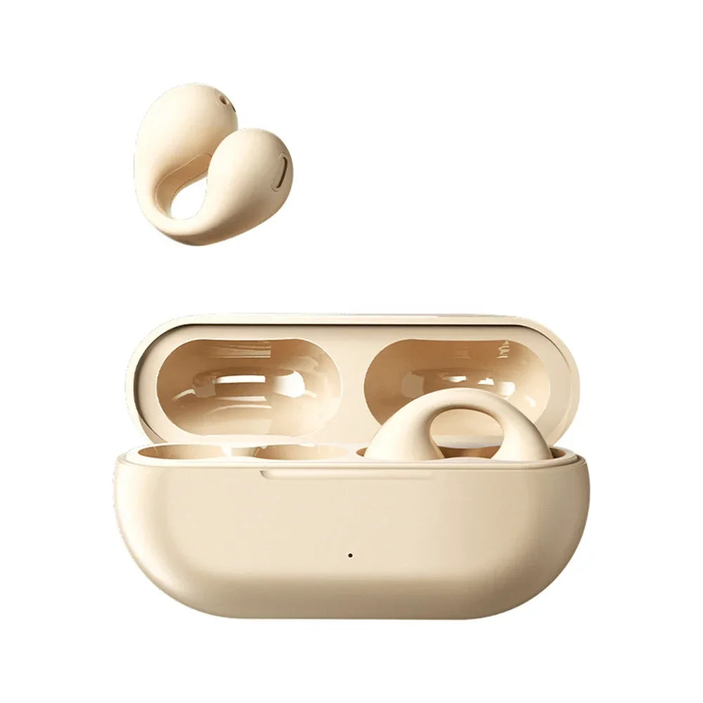 Wireless Bluetooth Earclip Earphone Outdoor Sport Earbud With Charging Bin HIFI Sound Earbud For Xiaomi Running Painless Headset