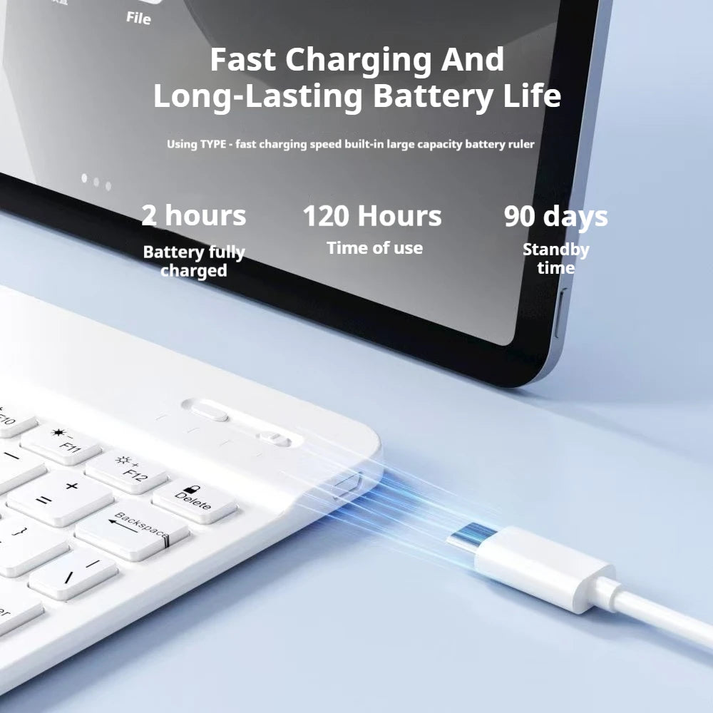 2025 New Bluetooth Wireless Keyboard Mouse For IOS Android Windows Tablet For iPad Mini Pro Keyboard Multi functional operation