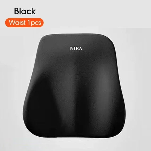 Car Headrest/1pc Lumbar Pillow 100% High Rebound Imported Memory Foam Car Neck Pillow Waist Support High End Car Seat Pillow