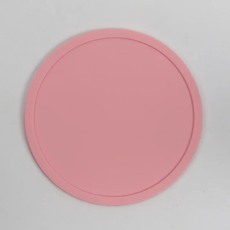 3.9 inches Anti-slip Silicone Coasters Heat Resistant Tea Cup Mat Lots Drink Coffee Mug Glass Beverage Holder Pad Kitchen Tool