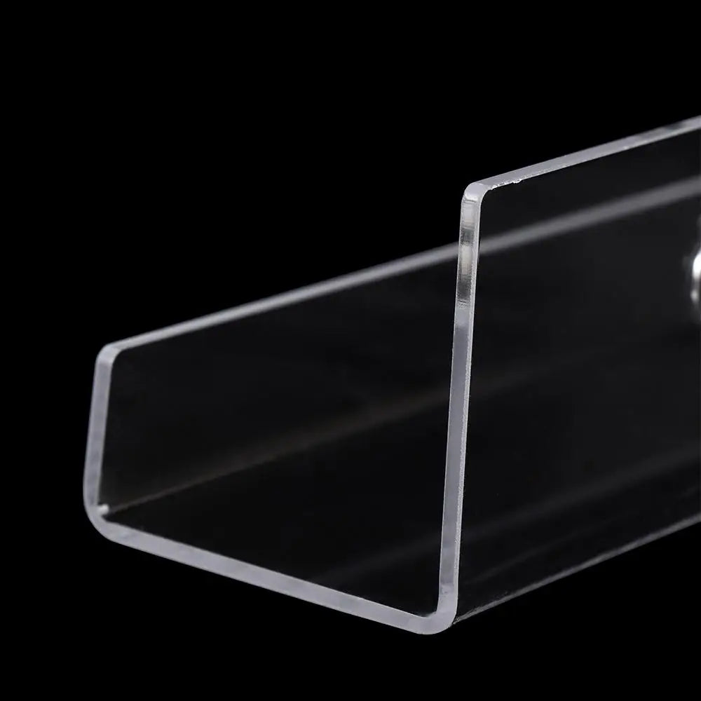 4"/12"/15" Vinyl Record Shelf Wall Mount Clear Lightweight Floating Shelves for Books Wall Decor Acrylic Magazine Rack Picture