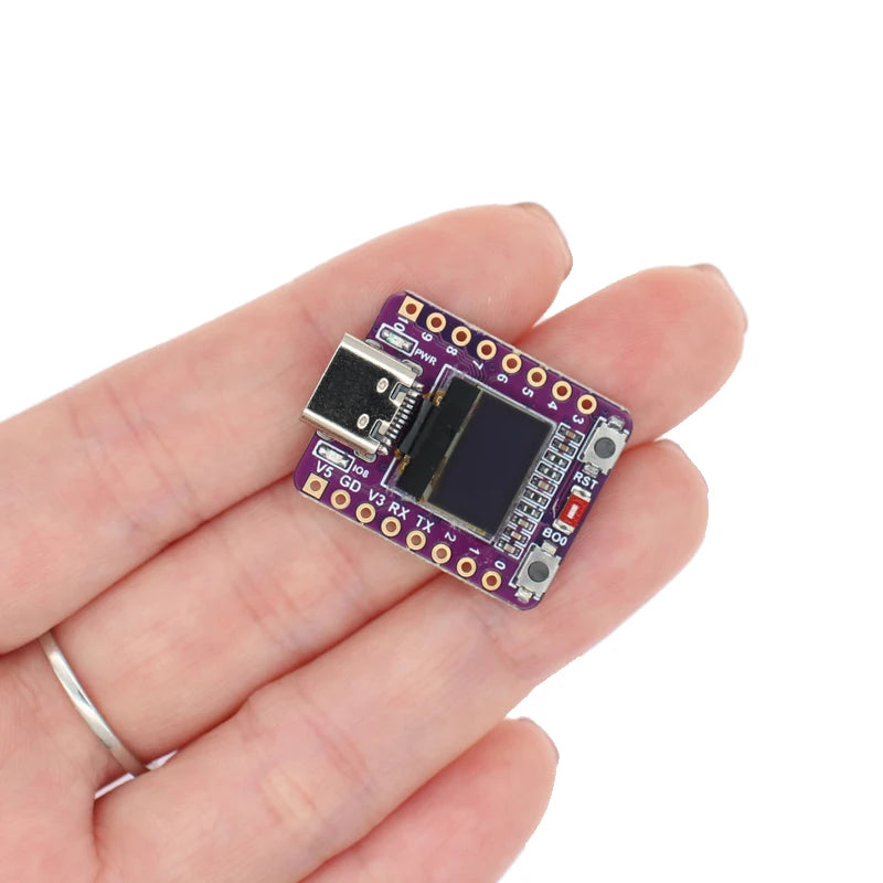 ESP32-C3 OLED development board with 0.42 inch OLED module ceramic antenna wifi Bluetooth ESP32 supermini development board