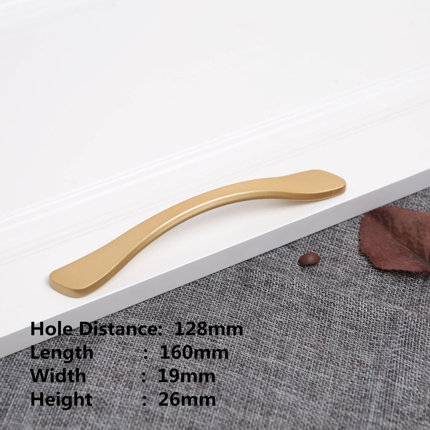 Handles Drawer Cabinet Furniture Kitchen Handles for Cabinet Knob Door Drawer Furniture Kitchen Knob Golden Simplicity Hardware