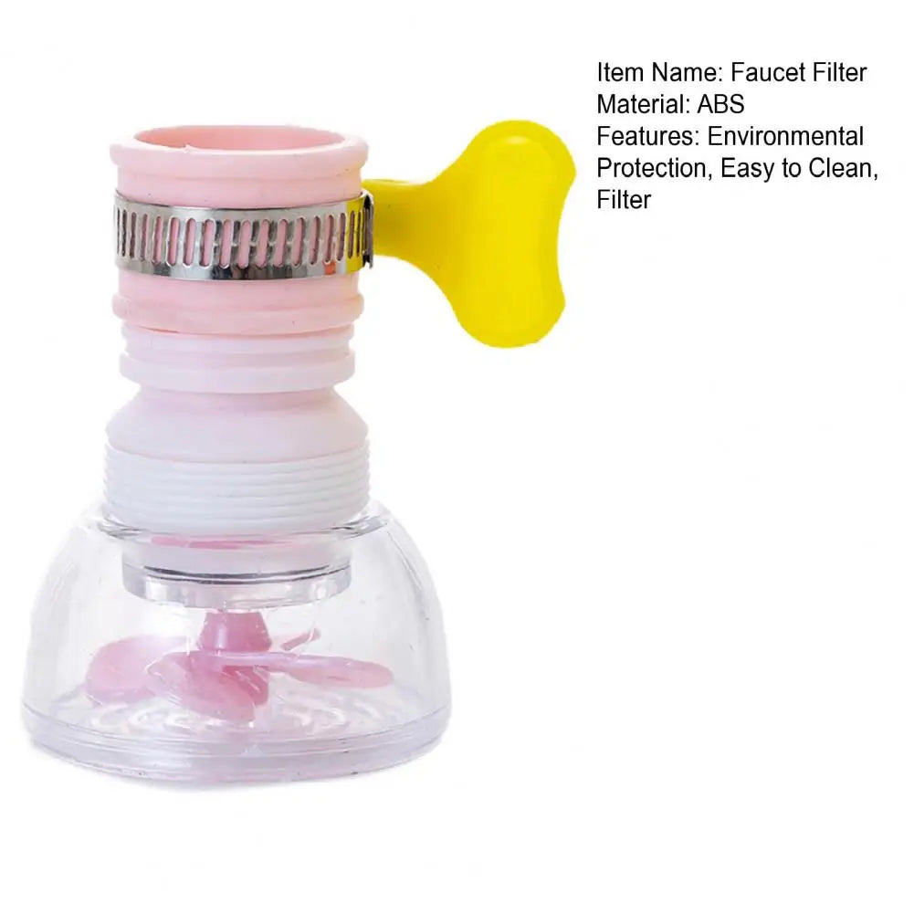 Faucet Filter 360 Degree Rotation Removable Splash-proof Sink Water Tap Nozzle Filter Kitchen Faucet Tap Extender Kitchen Supply