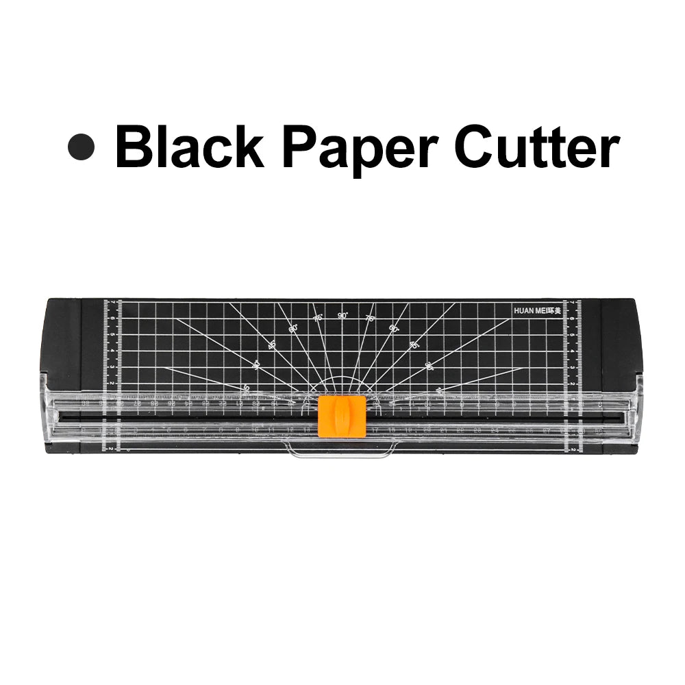 Office Bidirectional A4 A5 Guillotine Paper Cutter with Automatic Security Safe Guard for Photo Coupon Craft Paper Lightweight