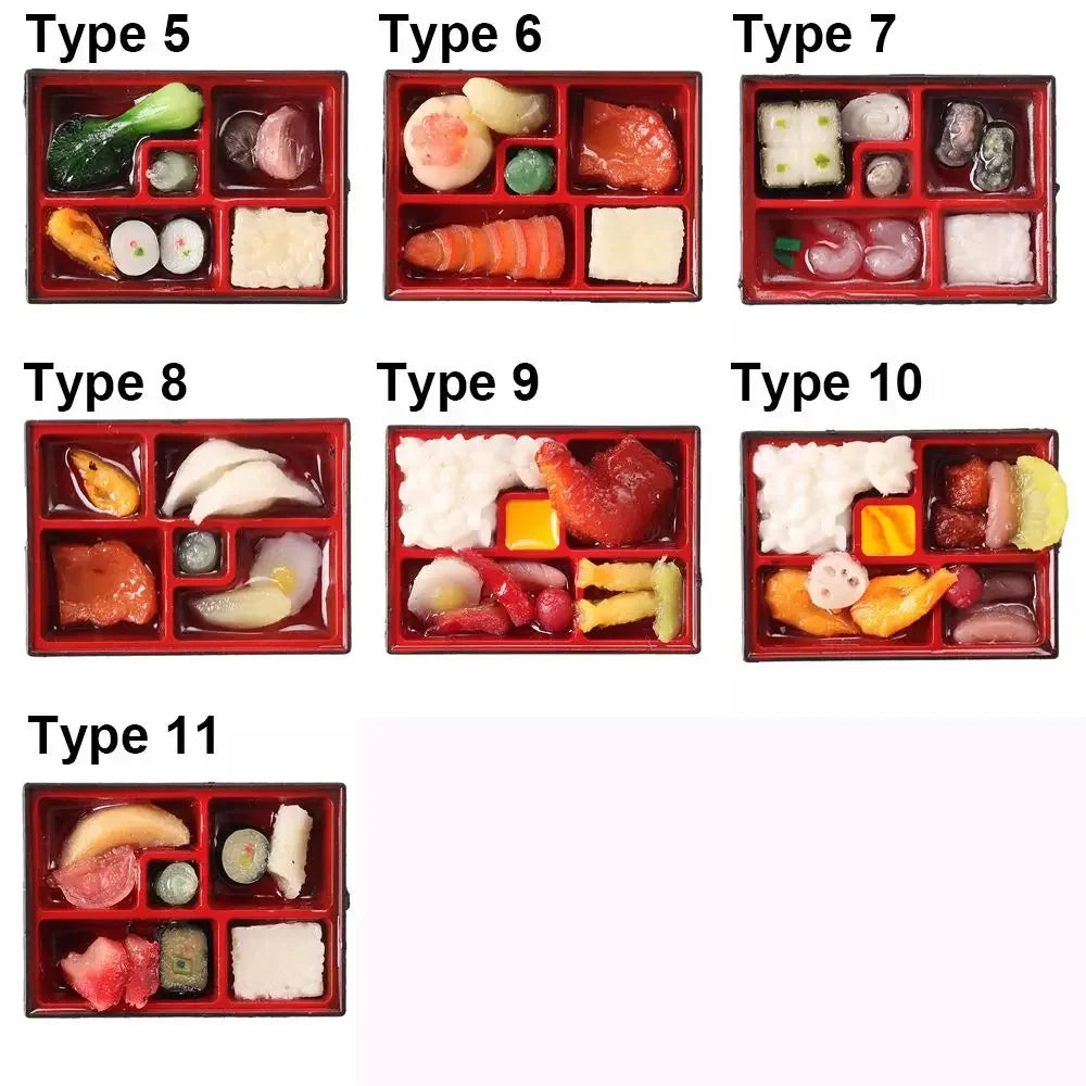 Gift Scene Model Playing House Kitchen Dollhouse Bento Miniature Snack Drink Doll Accessories Simulation Food Toy