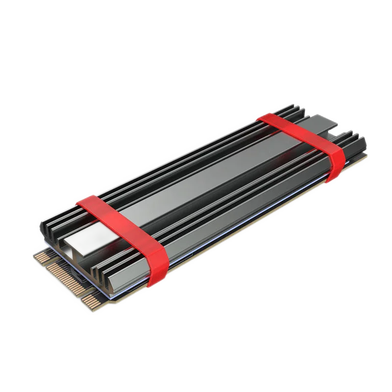 TEUCER M.2 2280 NVMe SSD Aluminum Heatsink Radiator with Thermal Pad for PS5/PC/Laptop Cooling 5mm Thickness