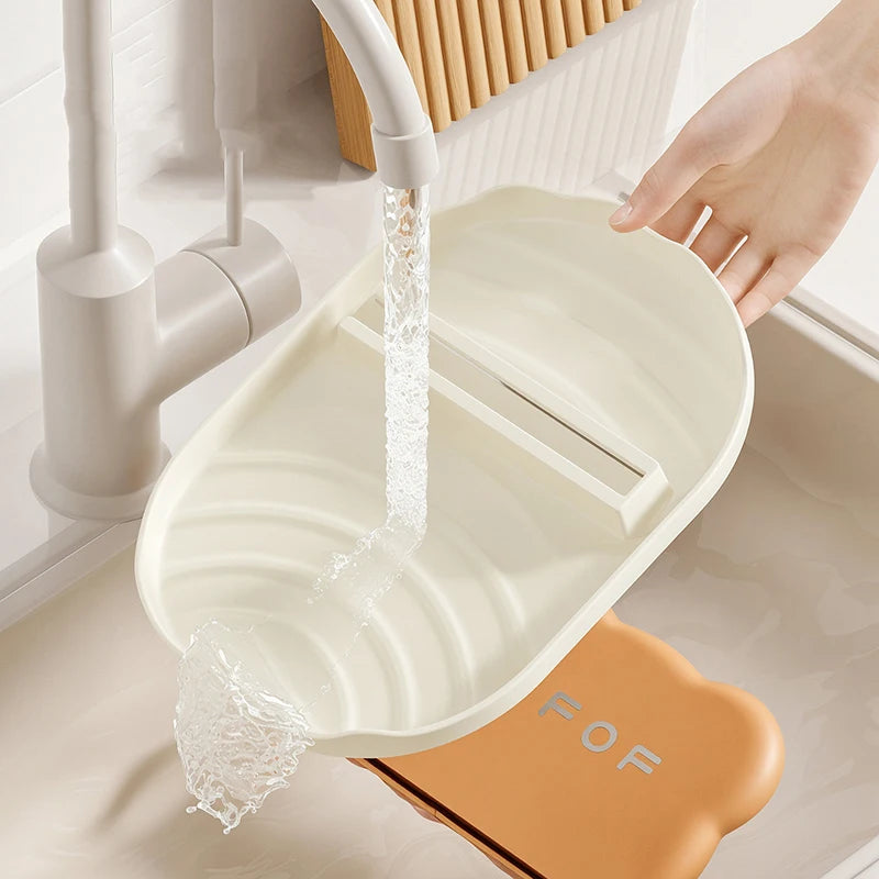 1 Piece Pot Lid Rack Stove Top Spoon Organizer Kitchen Countertop Heat Resistant Lid Holder Cute Cooking Utensil