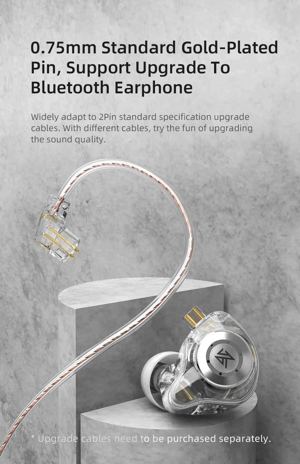 KZ EDX PRO 10mm Dual Magnetic Circuit Dynamic Drive Earphone HIFI Bass Earbud Sport Noise Cancelling Headset KZ ZSTX ZSN PRO ZAS