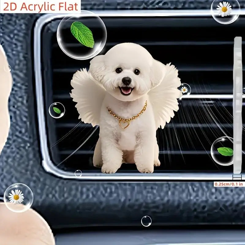 2D Diffuser Vent Outlet Perfume Clips for Aromatherapy, Air Freshener and Car Interior Decoration