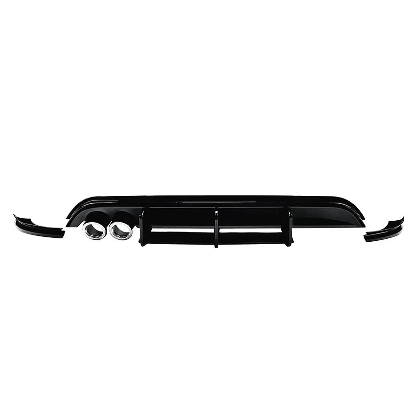 For VW Polo MK5 6R 2009-2014 Car Rear Bumper Lip Spoiler Tail Lower Guard Styling Splitter Decoration Cover Auto Accessories