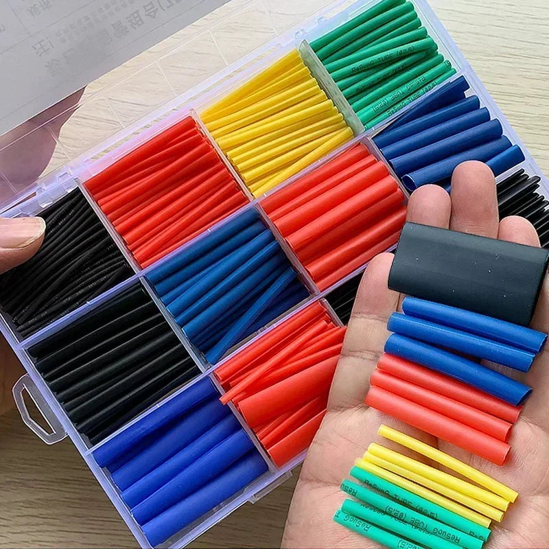Thermal-Activated Cable Sleeve Shrinkable Wire Protector Kit Insulation Tubes for DlY Proiects Automotive Electronics Repair